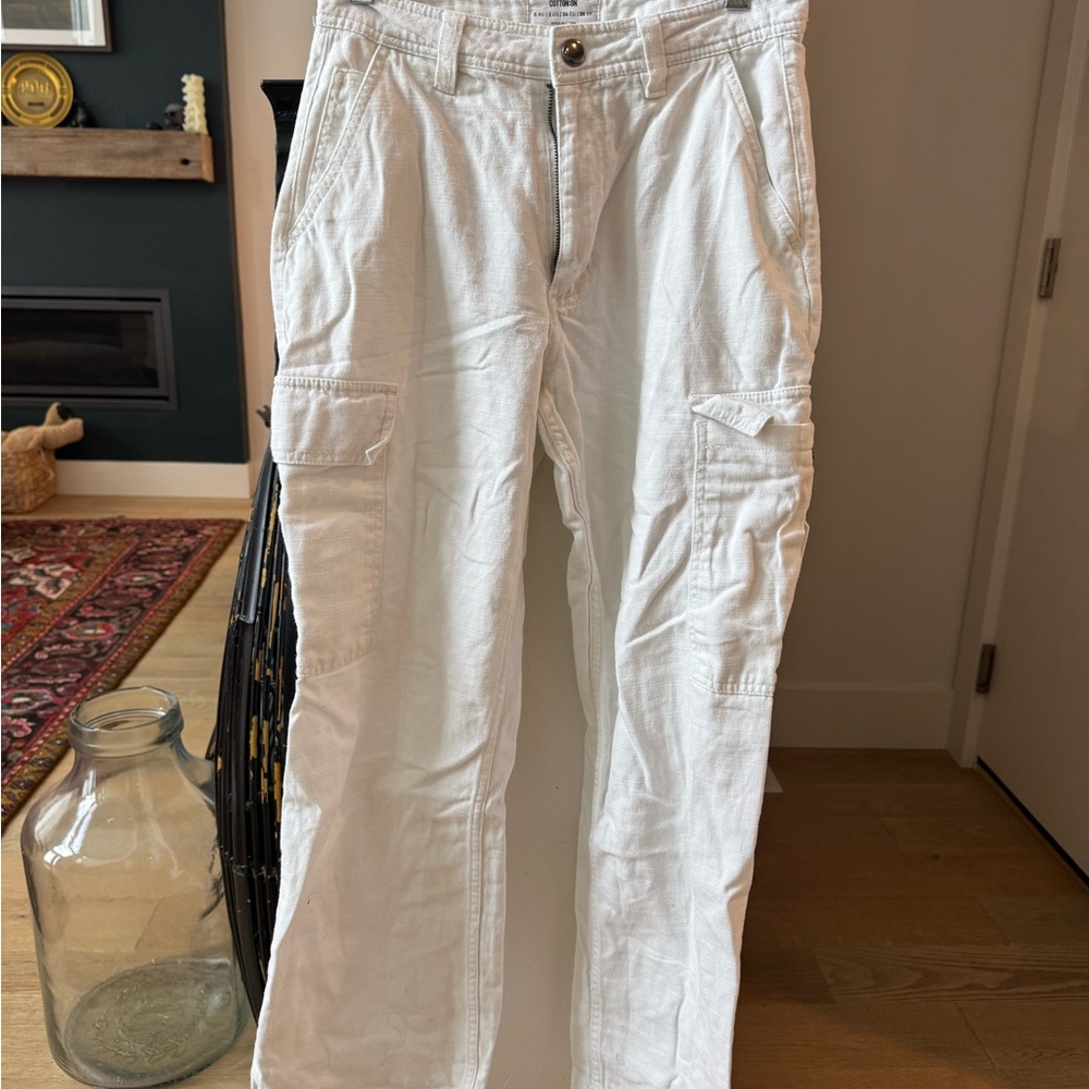Cotton On Women's White Cargo Pants